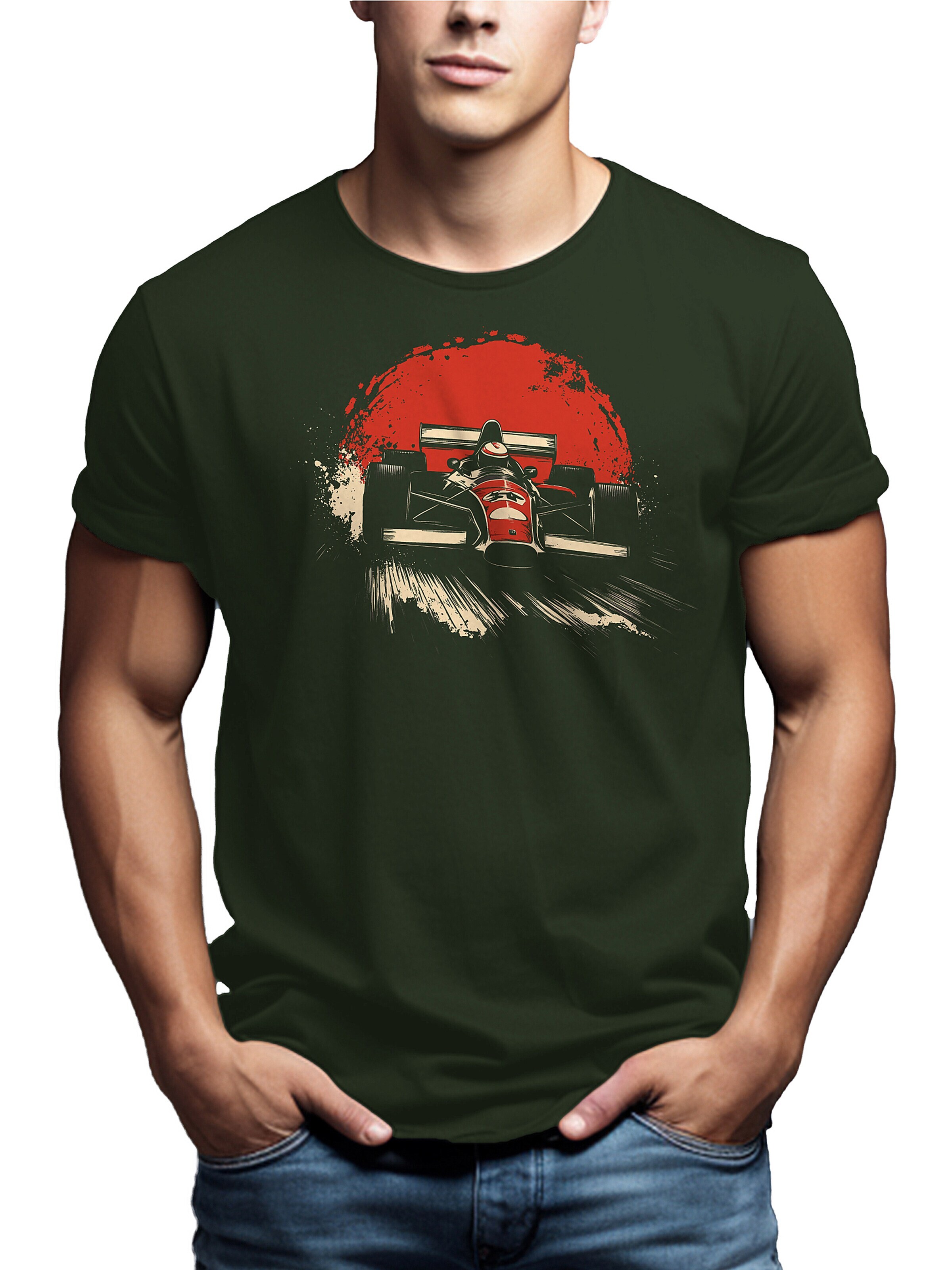 MAKAYA Shirt‌‌‌‌‌ in Grün: Vorderseite