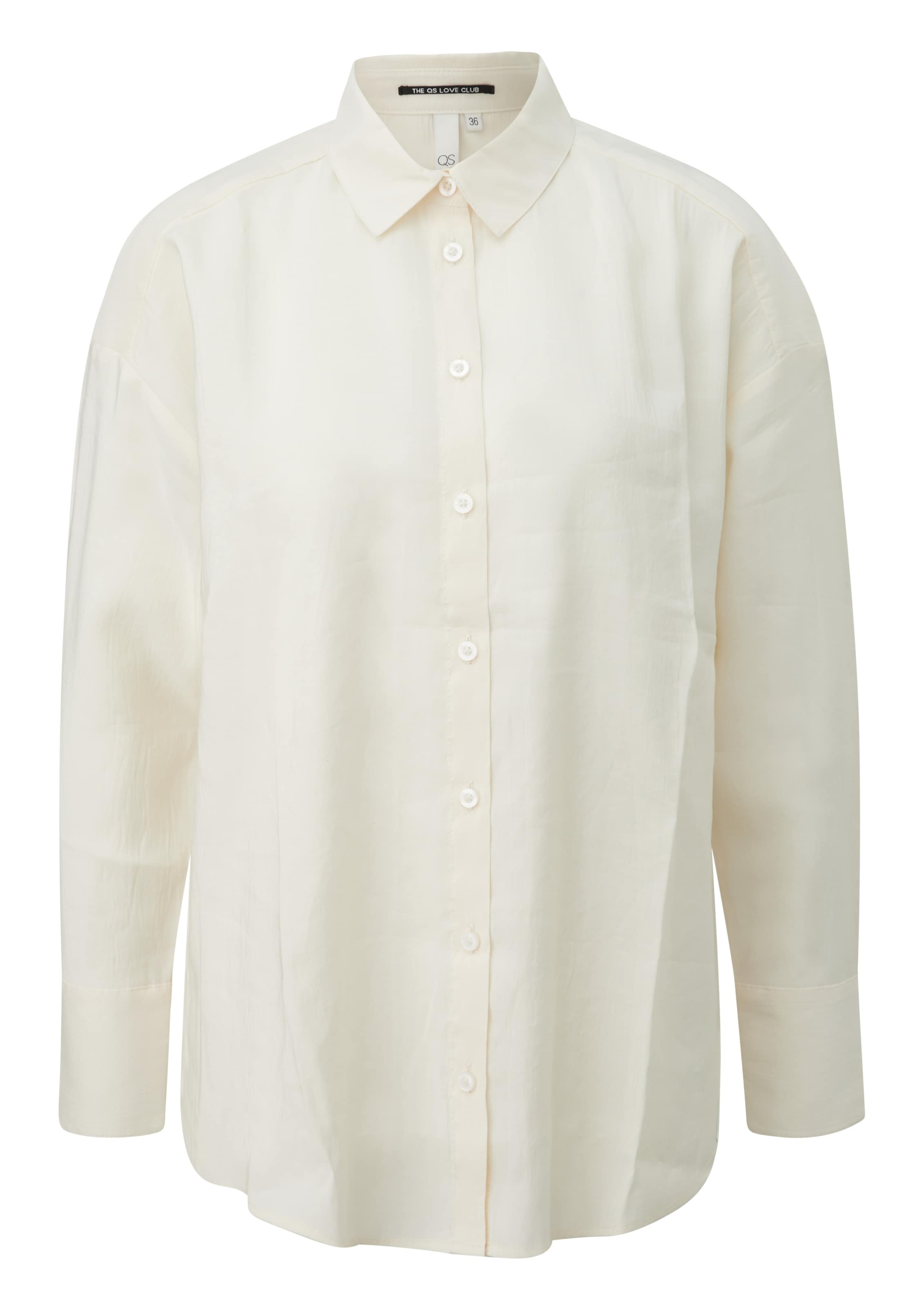QS Bluse in Beige: Vorderseite