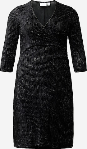 EVOKED - Vestido en negro: frente