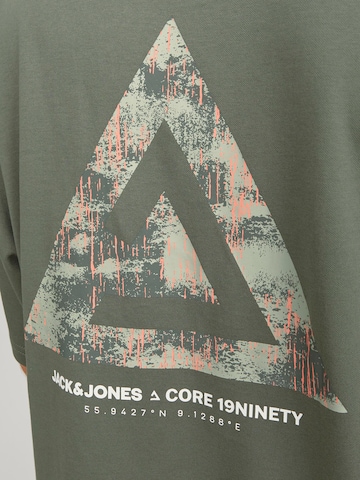 T-Shirt 'Triangle' JACK & JONES en vert