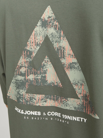 žalia JACK & JONES Marškinėliai 'Triangle'