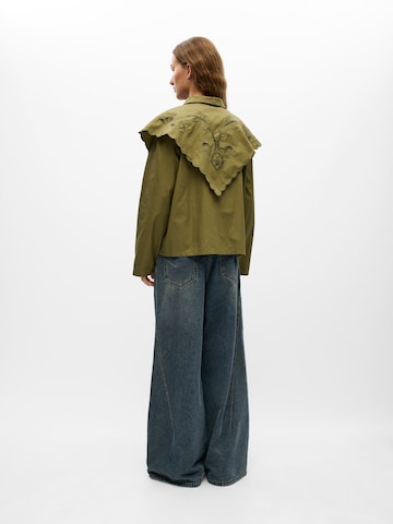 OBJECT Bluse i grøn