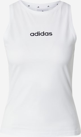 balta ADIDAS SPORTSWEAR Sportiniai marškinėliai be rankovių 'Essentials': priekis