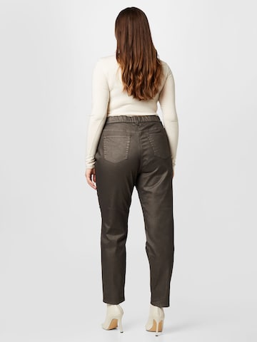 SAMOON Slim fit Jeans 'Betty' in Brown