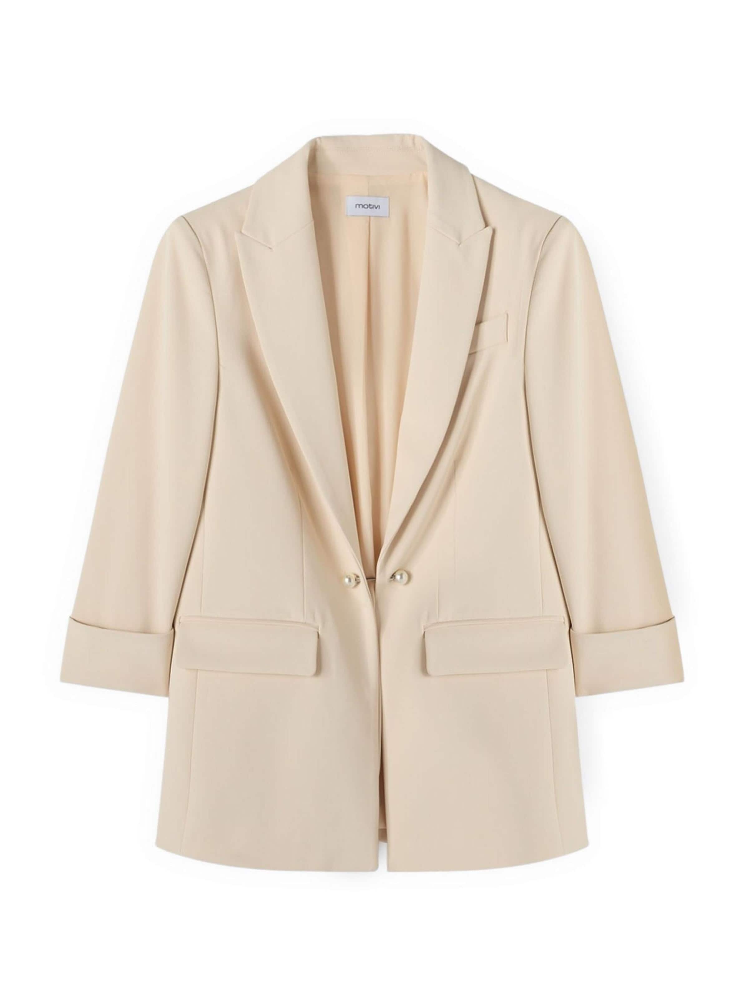 MOTIVI - Blazer en beige: frente
