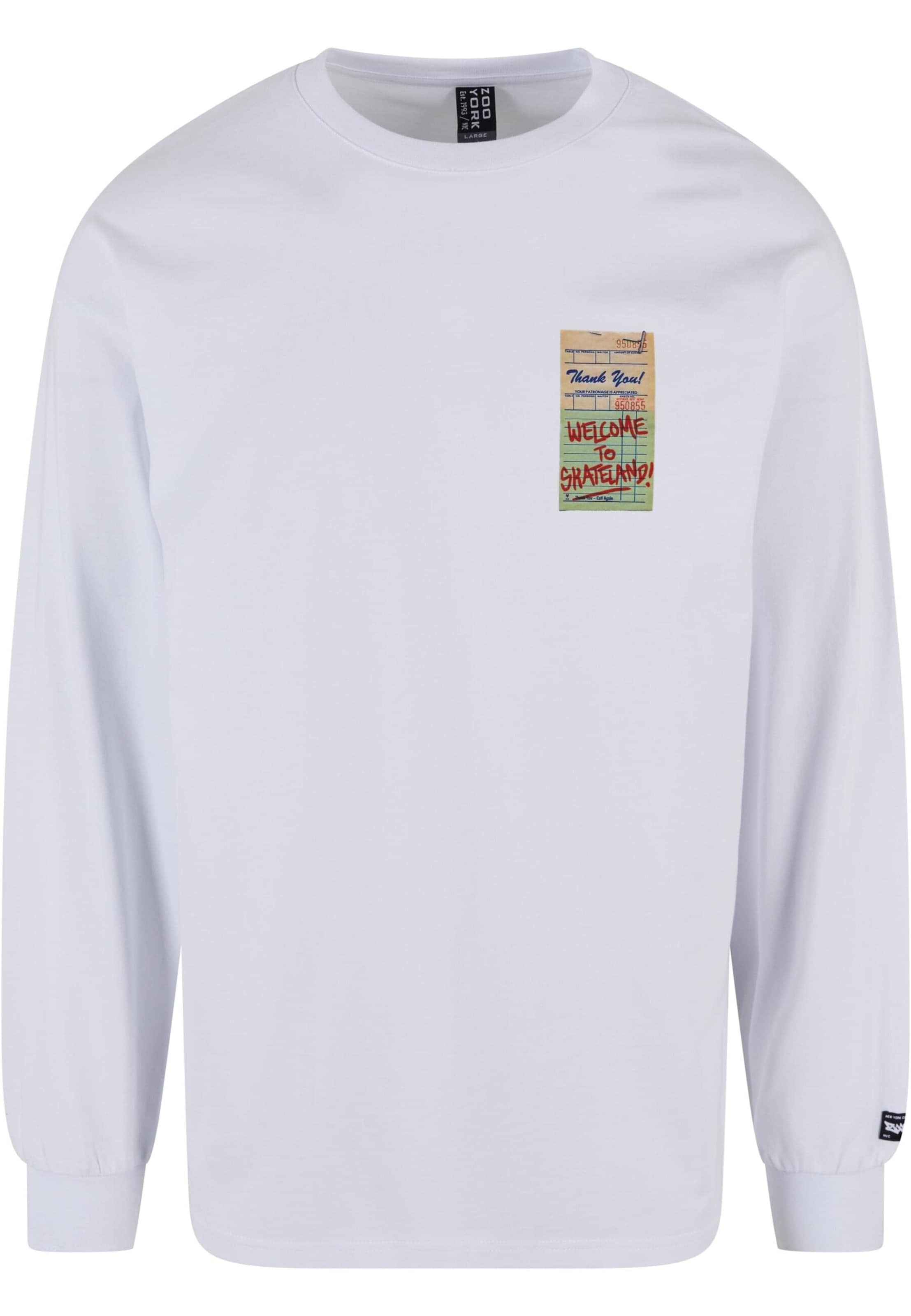 T-Shirt ZOO YORK en blanc : devant