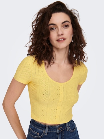 T-shirt 'Sandra' ONLY en jaune