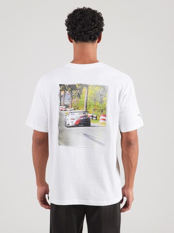 PUMA T-shirt 'BMW MMS' i vit: framsida
