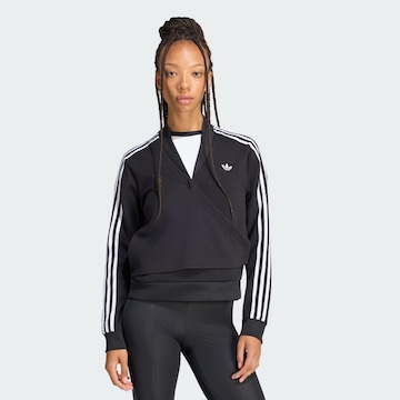 ADIDAS ORIGINALS Sweatvest 'Adiluna Season 2 Superstar' in Zwart: voorkant