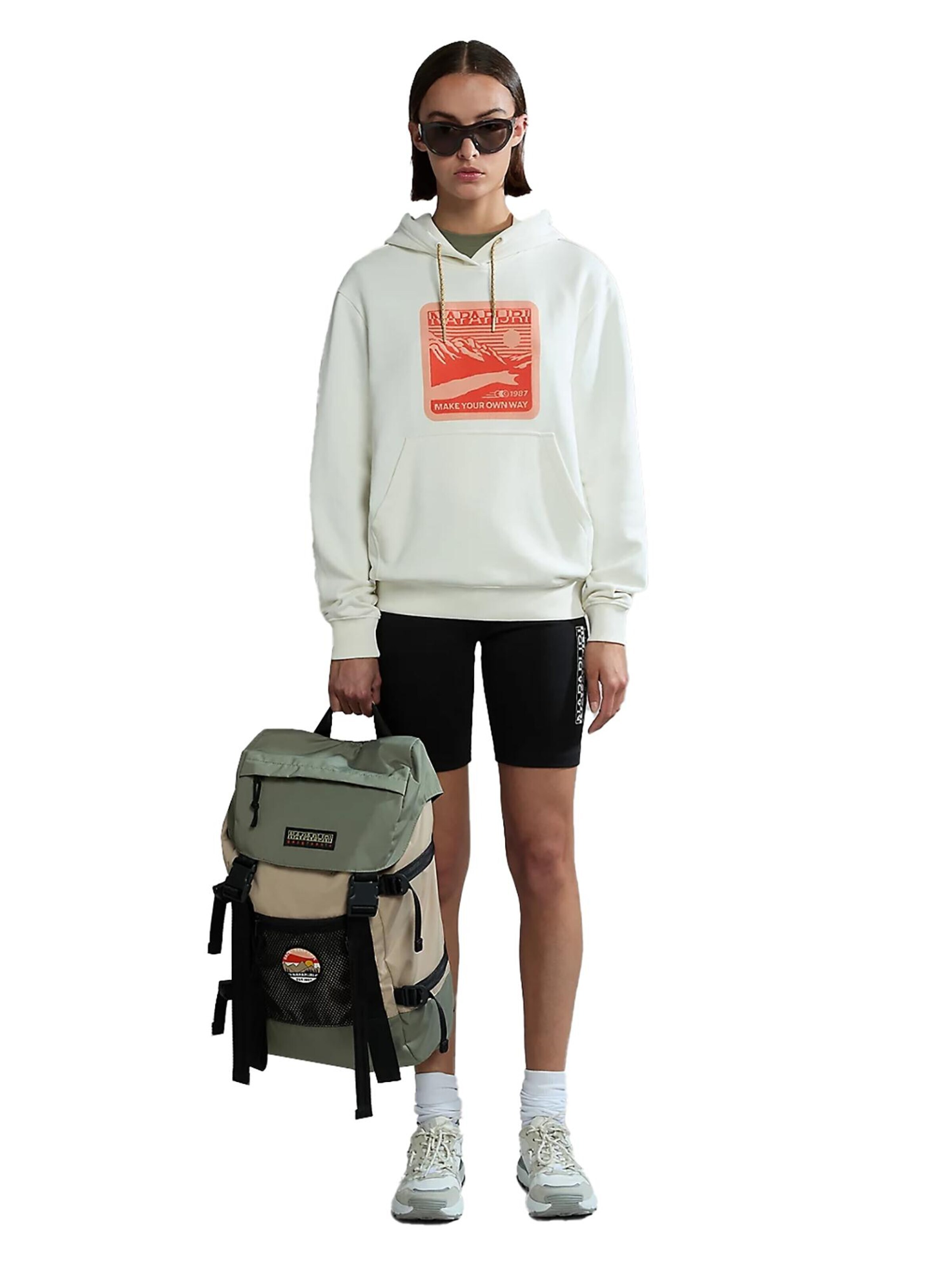 NAPAPIJRI Sweatshirt 'Boyd' in White