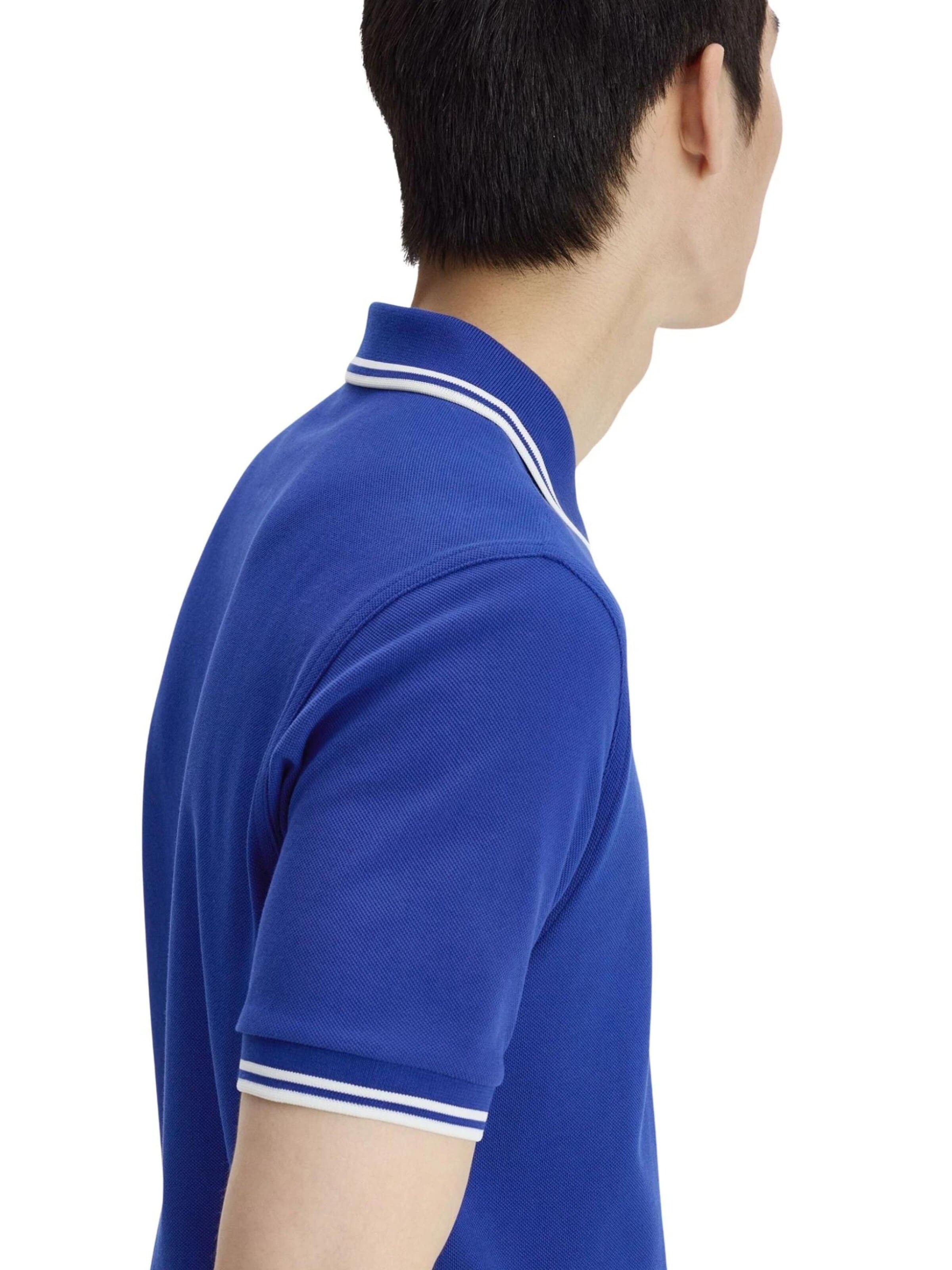 T-Shirt 'Polo fred perry royal eclipse soho twin tipped short' Fred Perry en bleu