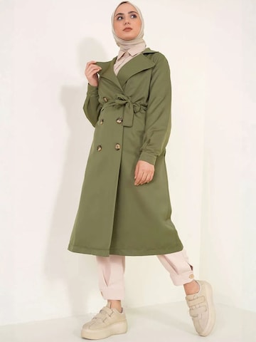 Bigdart Between-Seasons Coat in Green: front