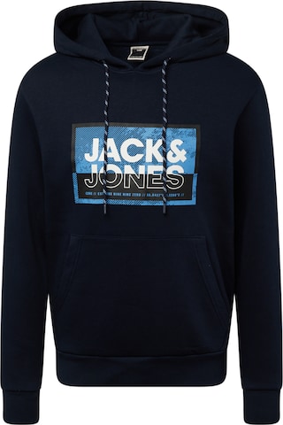 JACK & JONESSweater majica 'LOGAN' - plava boja: prednji dio