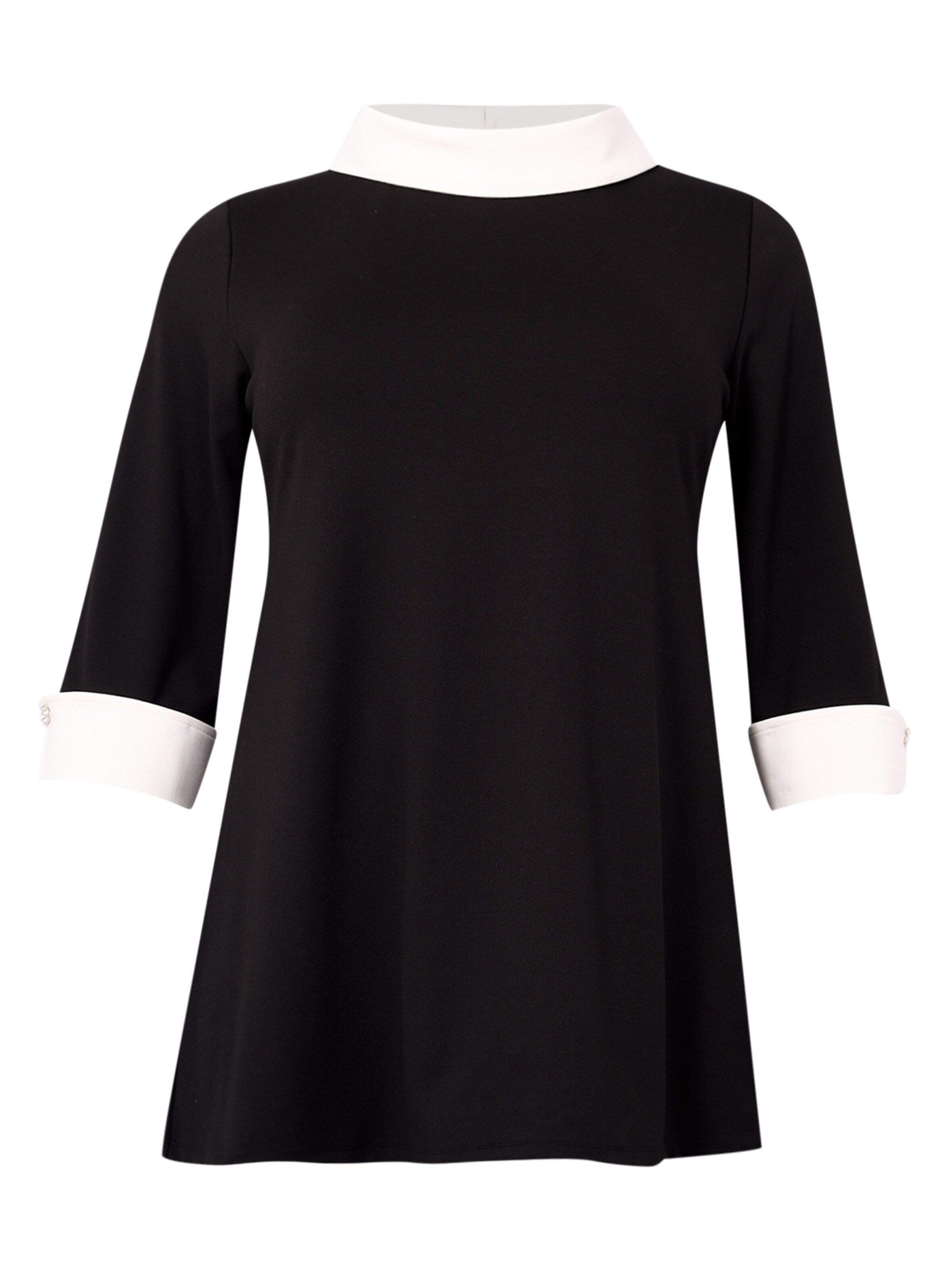 YOEK Tuniek in Zwart: voorkant