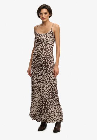 Robe Superdry & Co en marron : devant