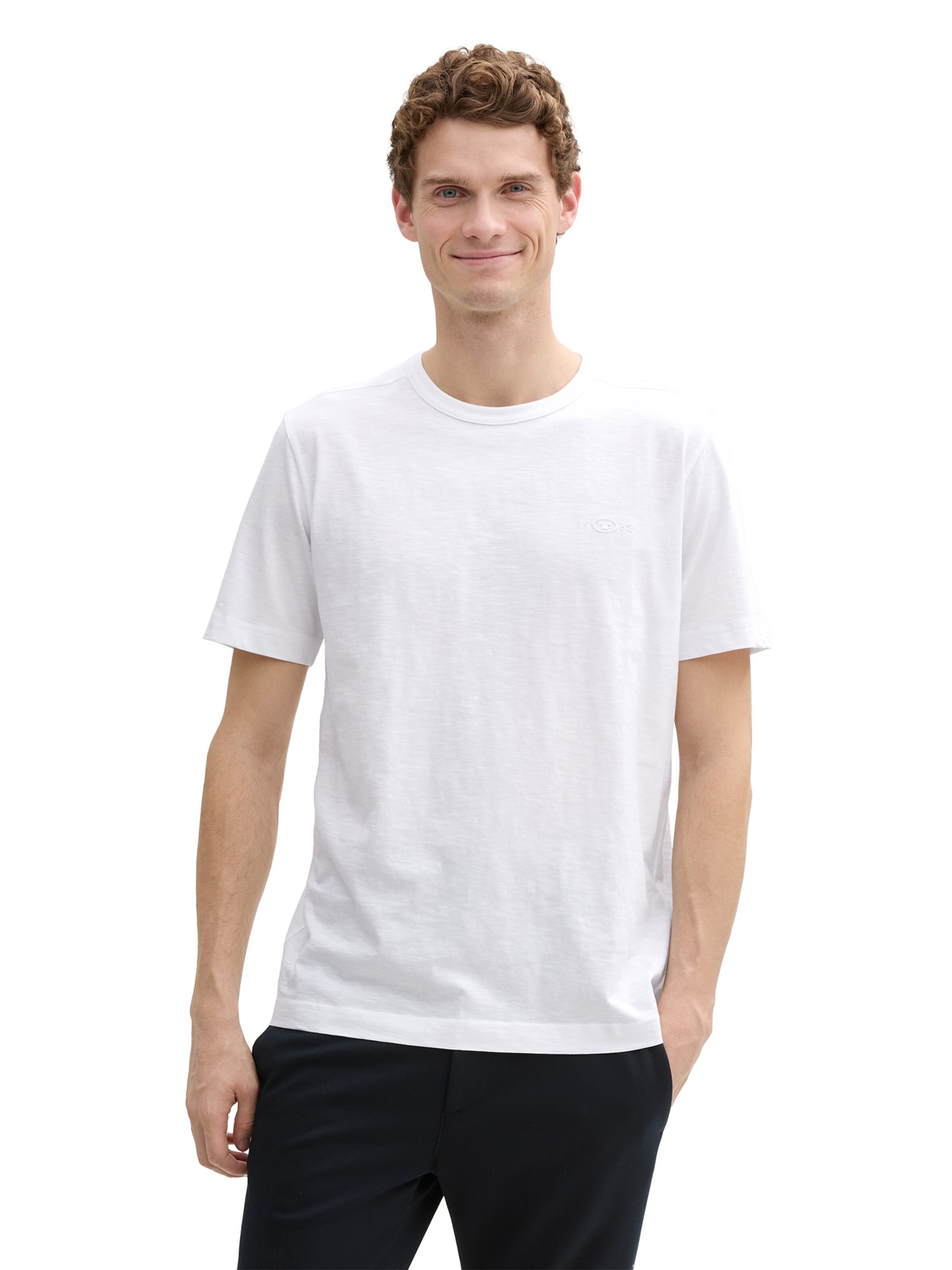 balts TOM TAILOR T-Krekls: no priekšpuses