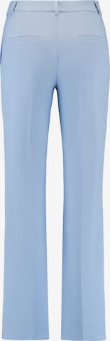 GERRY WEBER Расклешенный Плиссированные брюки в Синий