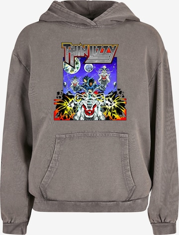 Merchcode Sweatshirt 'Thin Lizzy - Vagabonds Of The Western World' in Grau: predná strana