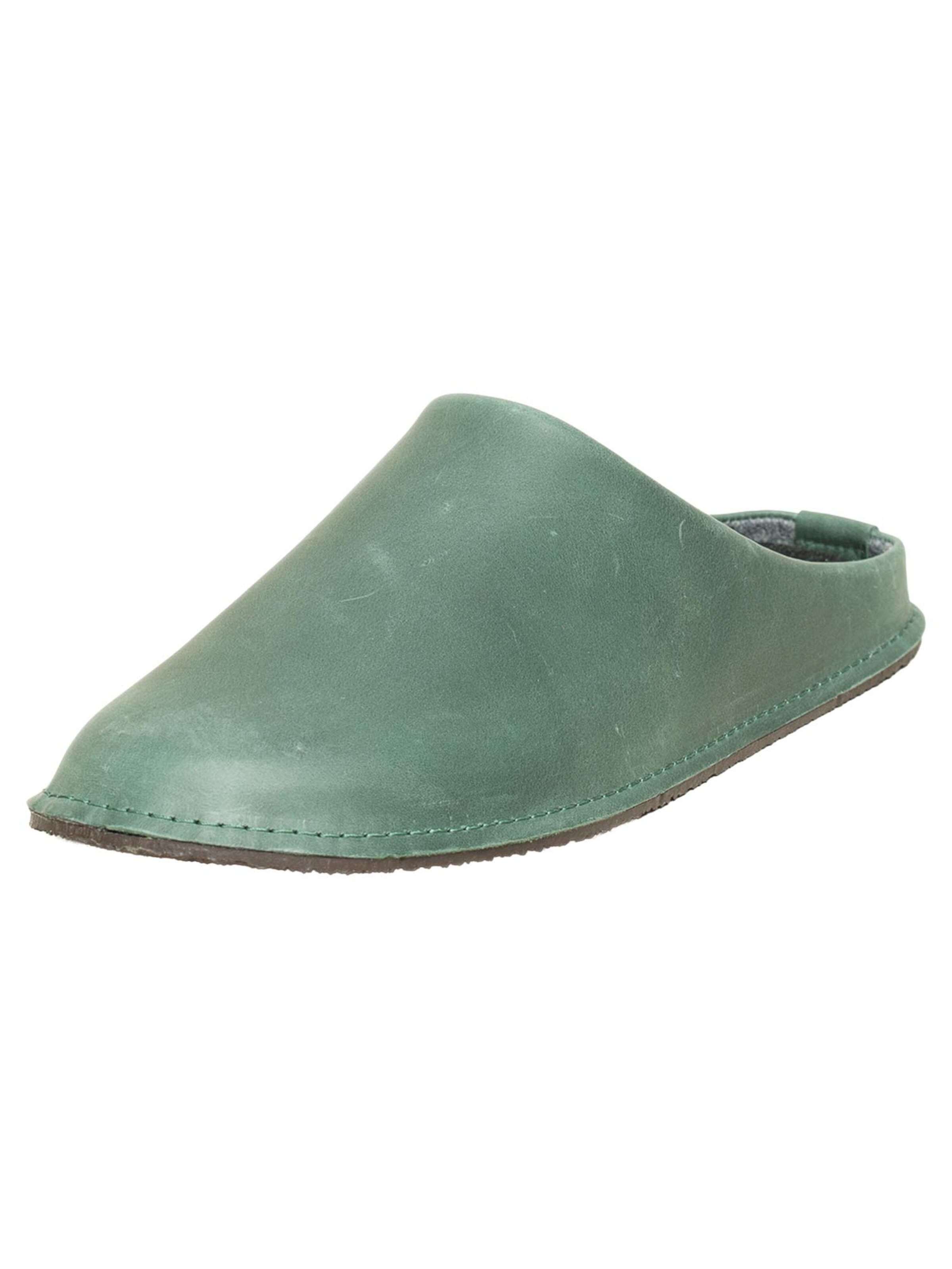 Gottstein Slippers 'Leather Loafer' in Green