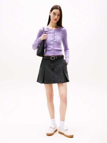 Cardigan Tommy Jeans en violet