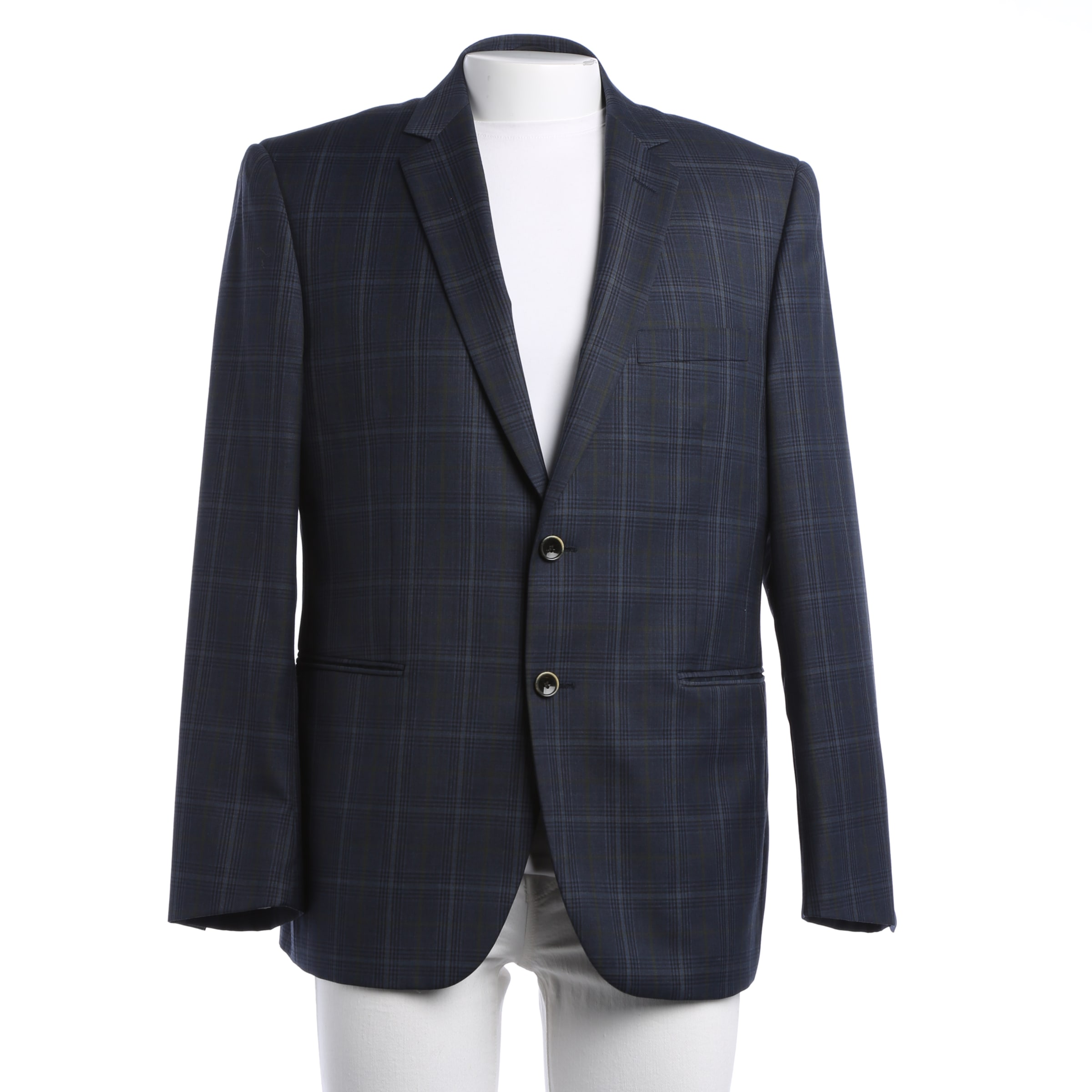 Balmain Suit Jacket in XL in Blue: front