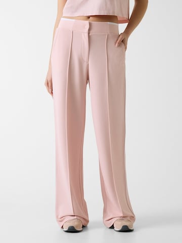 GUESS Wide Leg Hose in Pink: Vorderseite