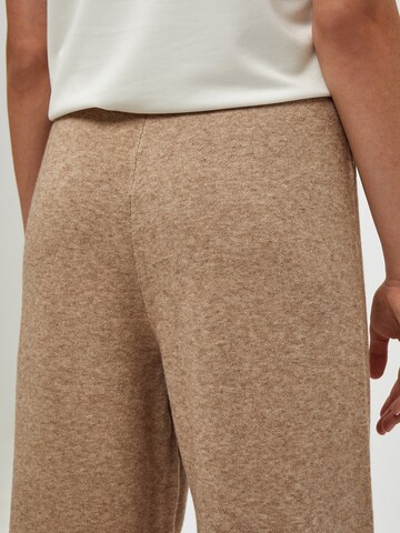 Wide Leg Pantalon 'Rosalia' Peppercorn en beige