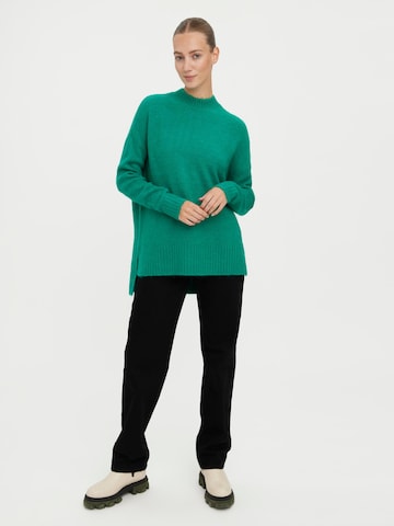 VERO MODA Sweter 'LEFILE' w kolorze zielony