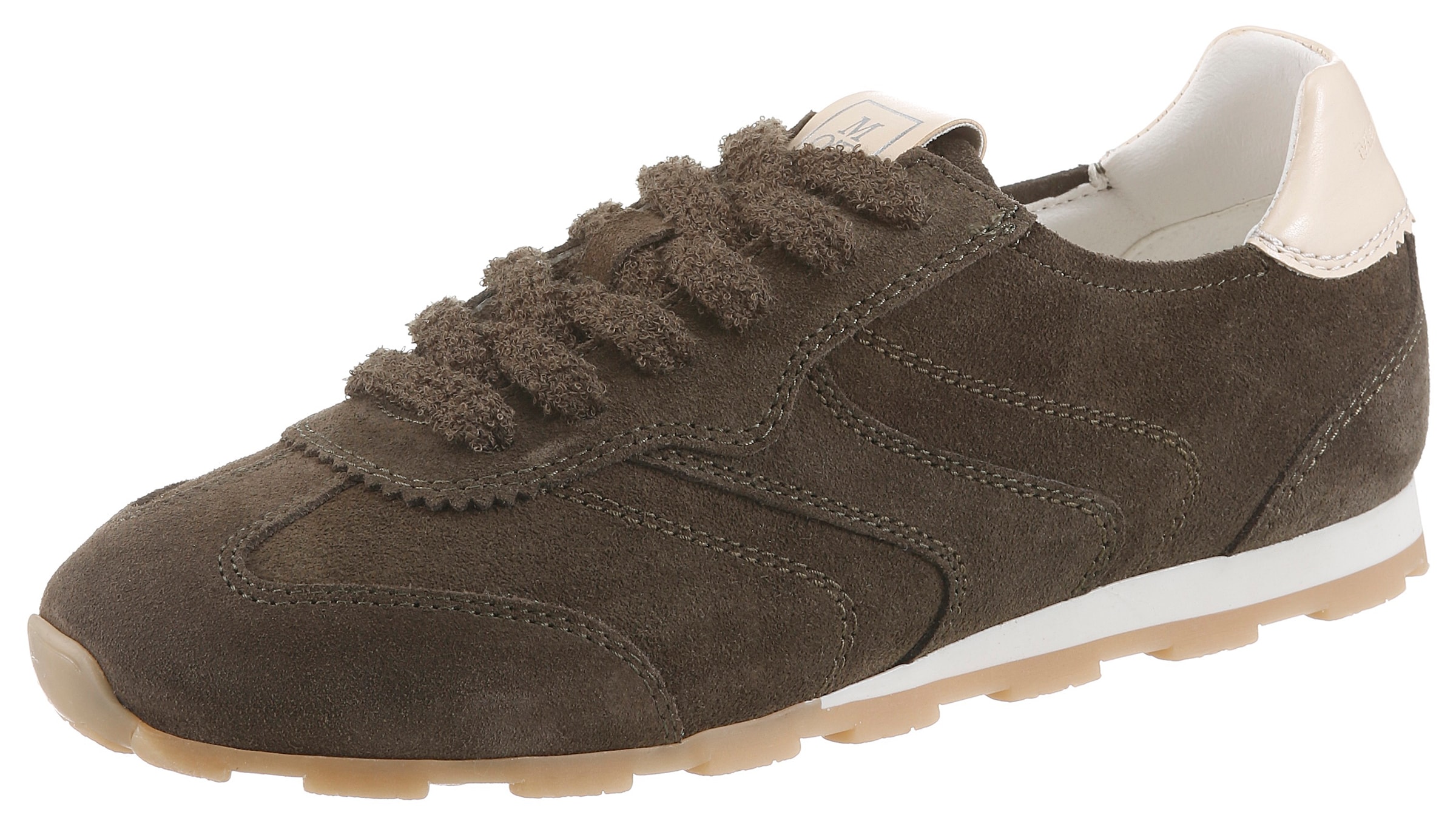 Marc O'Polo Sneakers laag in Groen: voorkant