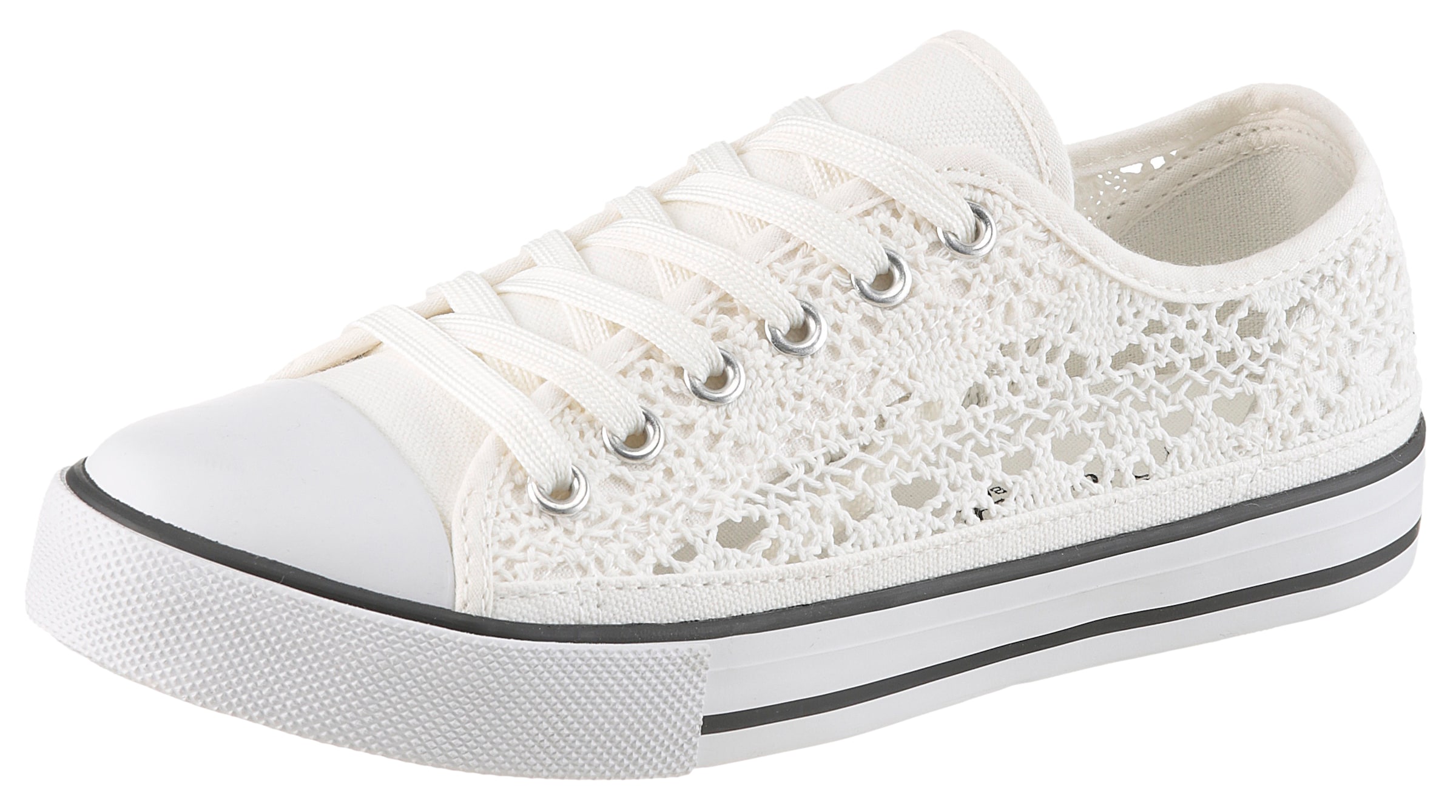 Aniston Sneakers in White: front