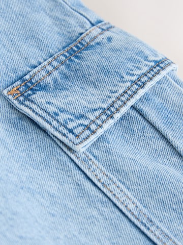 Next Wide Leg Jeans in Blau