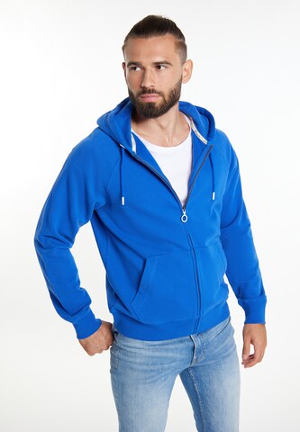 DreiMaster Maritim Sweatvest in Blauw: voorkant