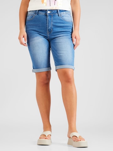 Z-One Slimfit Shorts 'Jenny' in Blau: predná strana