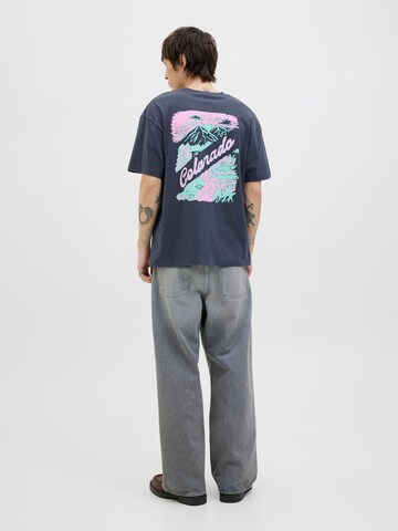 T-Shirt JACK & JONES en bleu : devant