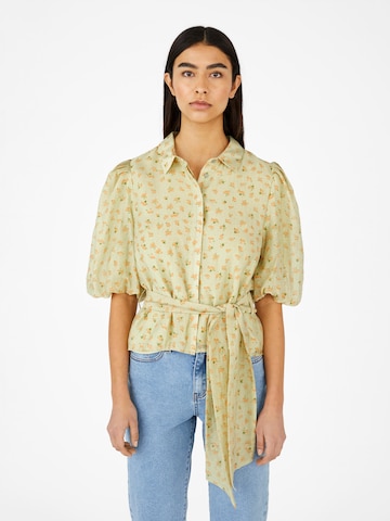 Camicia da donna 'Sabira' di OBJECT in verde: frontale