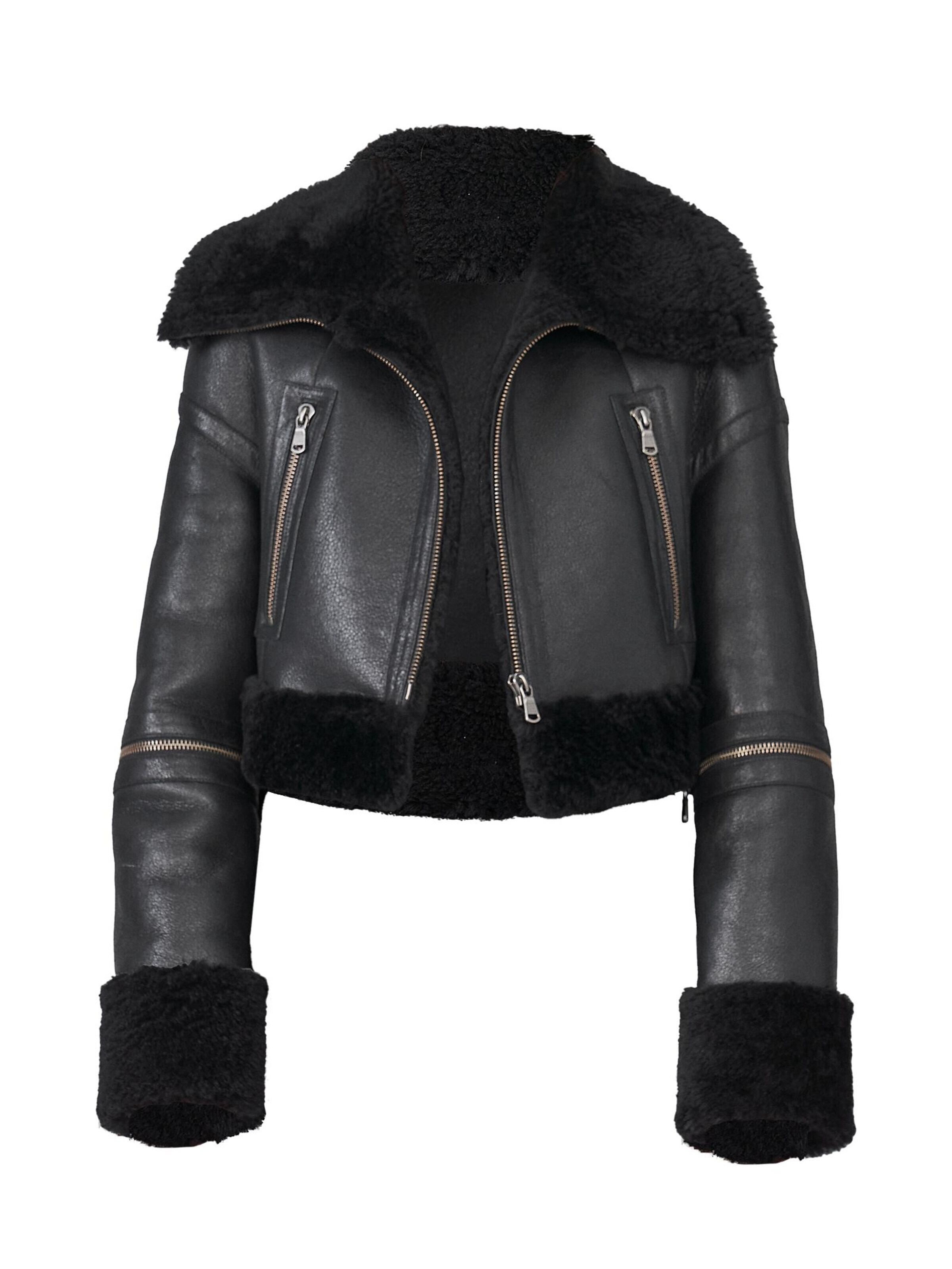 VESPUCCI BY VSP Winterjacke 'Mari'‌‌‌‌‌ in Schwarz: Vorderseite