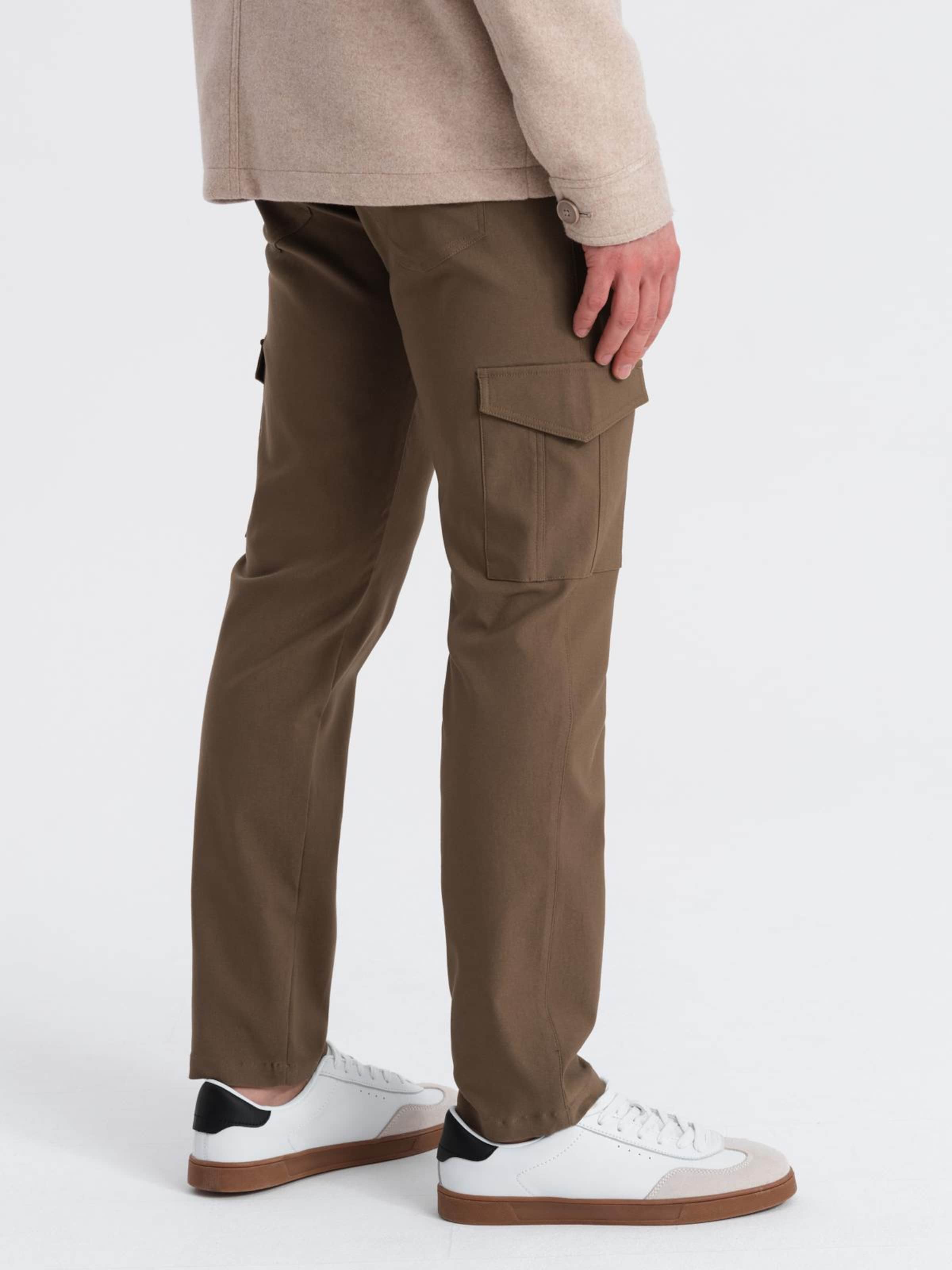 Ombre Regular Trousers in Brown