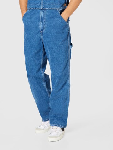 Carhartt WIP Dungaree jeans in Blue: front