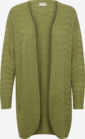 Cardigan 'Emria' Kaffe en vert : devant