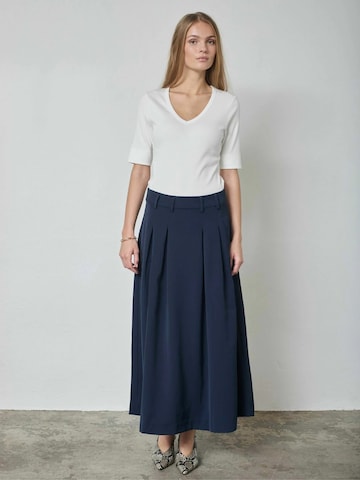 Jupe 'AnyaCC' co'couture en bleu