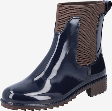 RIEKER Rubber Boots in Blue: front