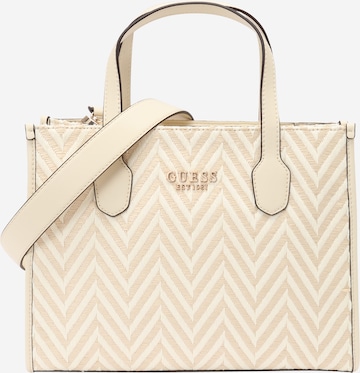 Sacs à main 'Silvana 2' GUESS en blanc : devant