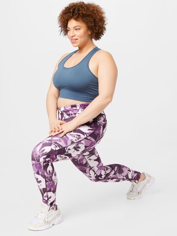 Esprit Sport Curvy Skinny Leggingsit värissä lila