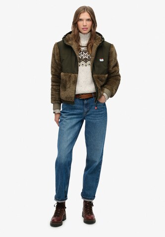 Superdry Tussenjas in Bruin