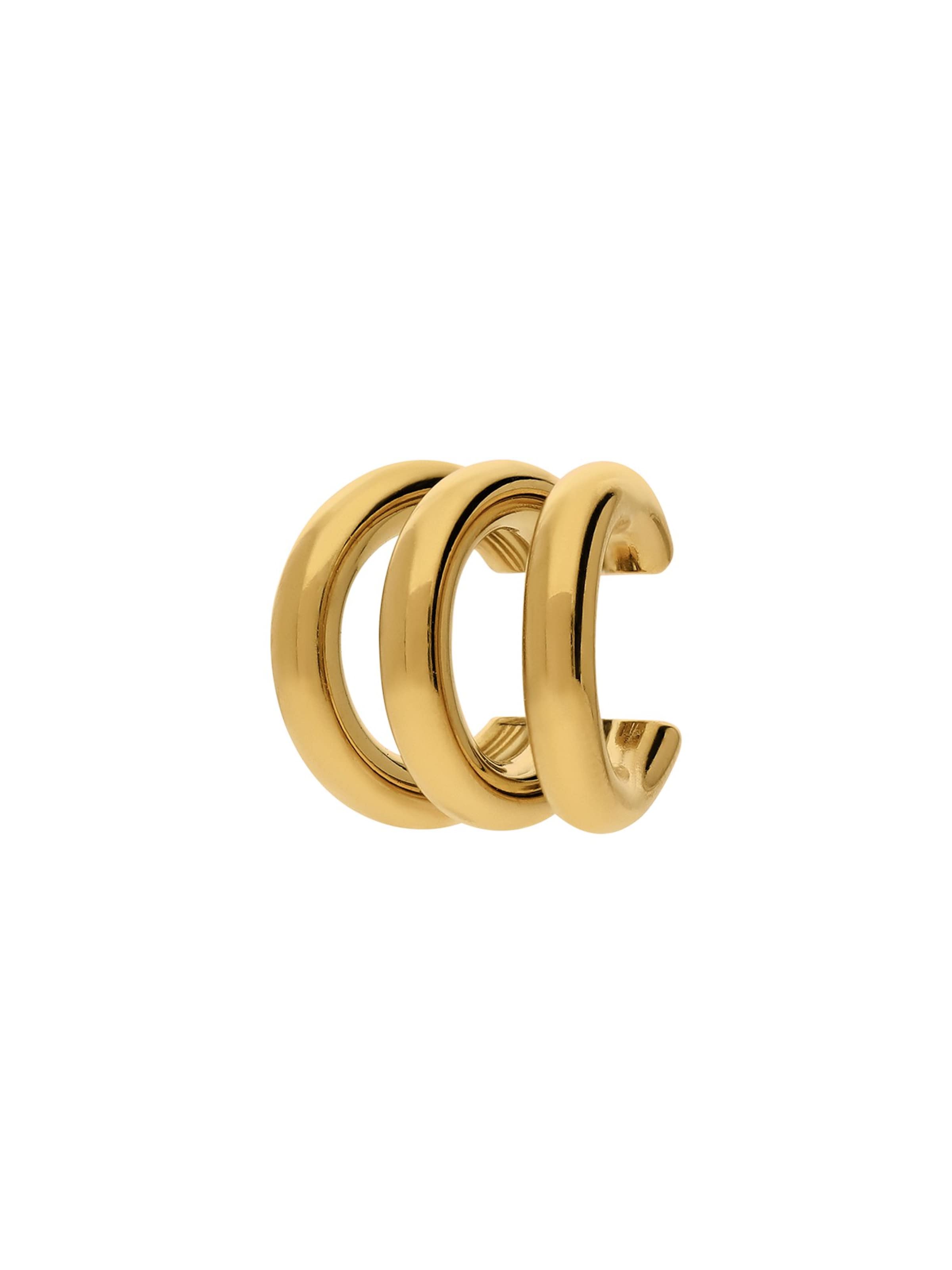 Lucardi Piercings in Goud: voorkant