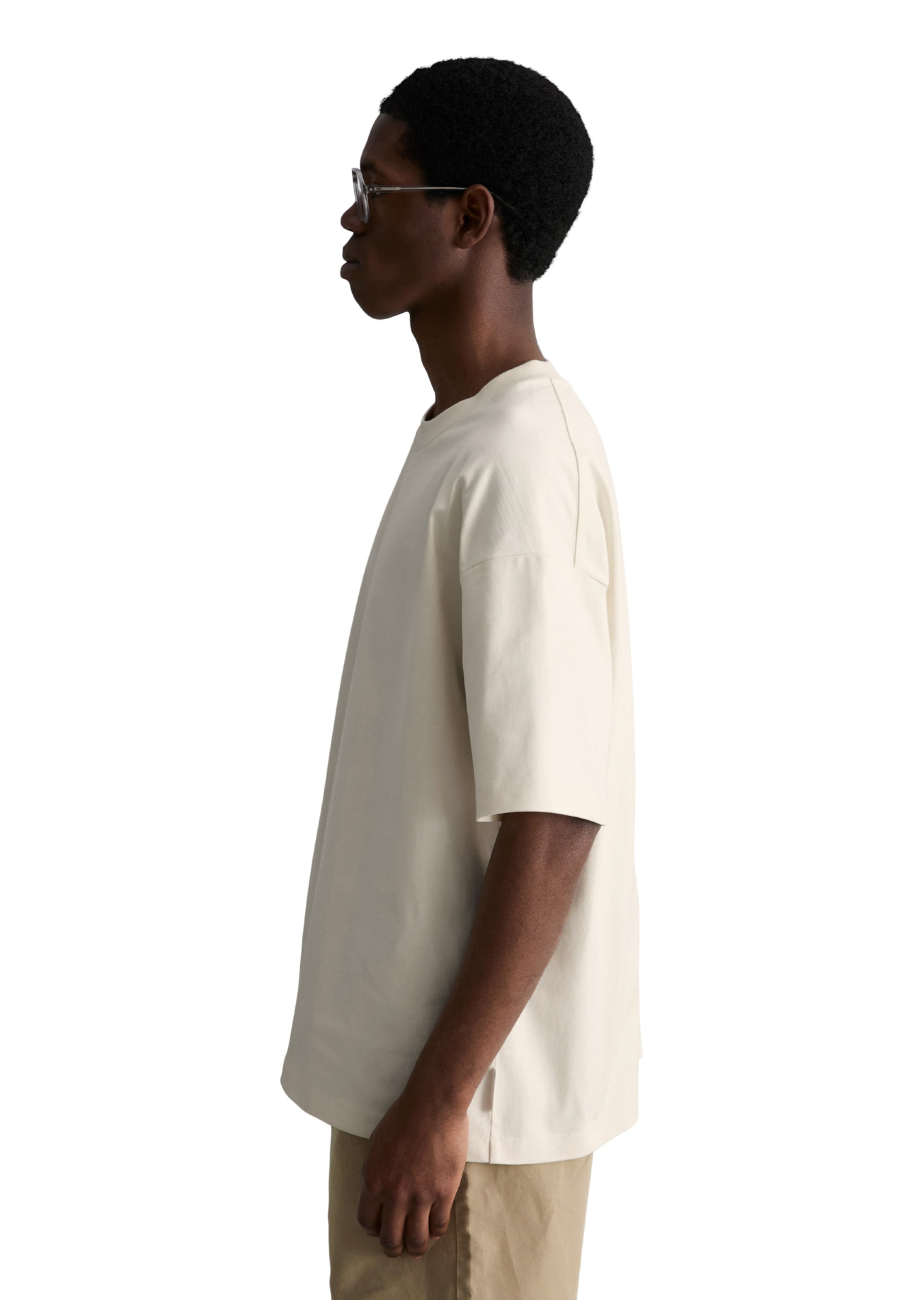 T-Shirt 'DfC' Marc O'Polo DENIM en beige