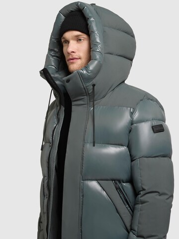 Veste d’hiver 'Alst' khujo en vert