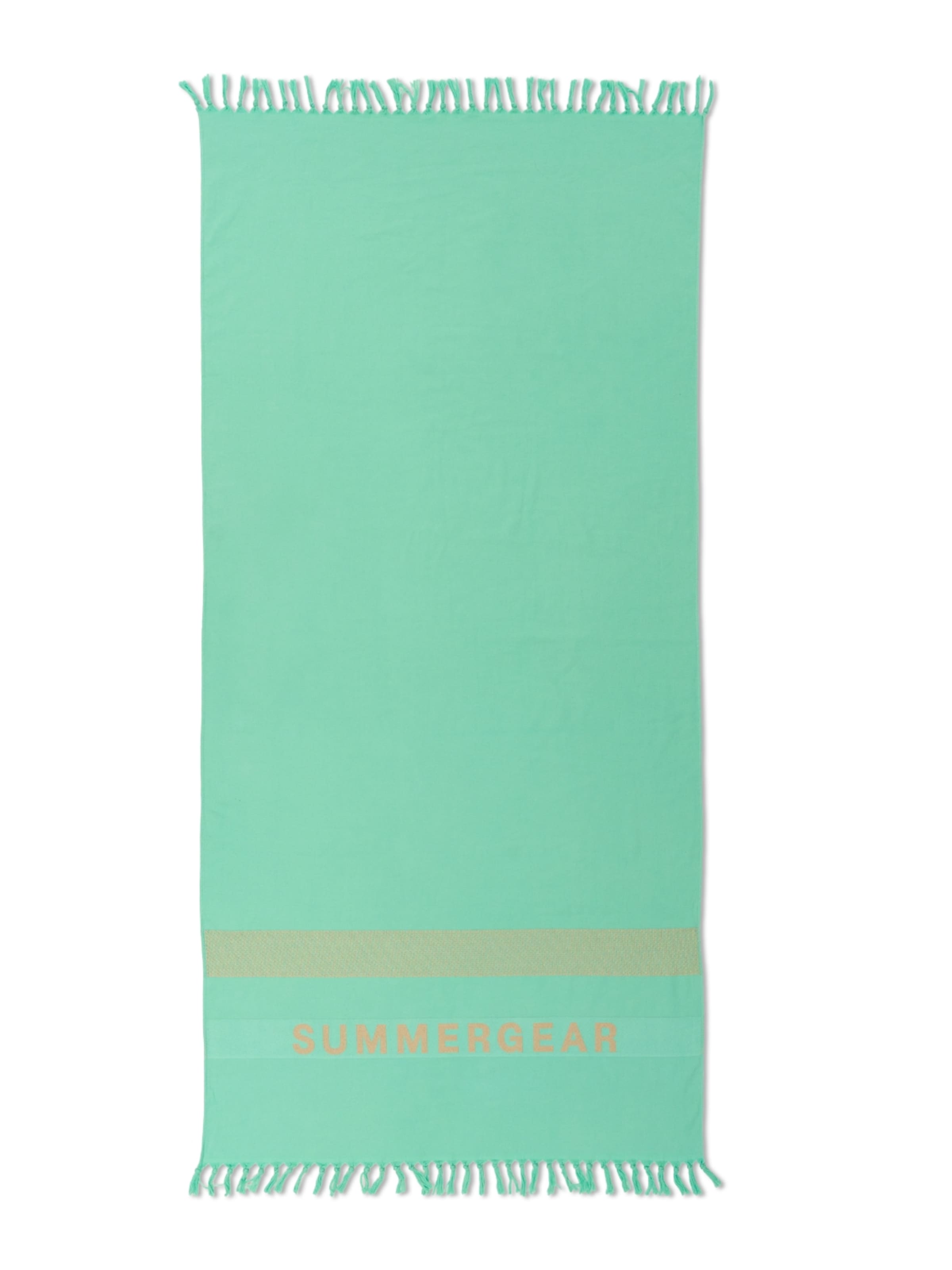 SummerGear Strandlaken 'Shore 100 X 200 cm' in Blauw: voorkant