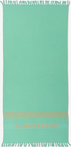 Serviette de plage 'Shore 100 X 200 cm' SummerGear en bleu : devant