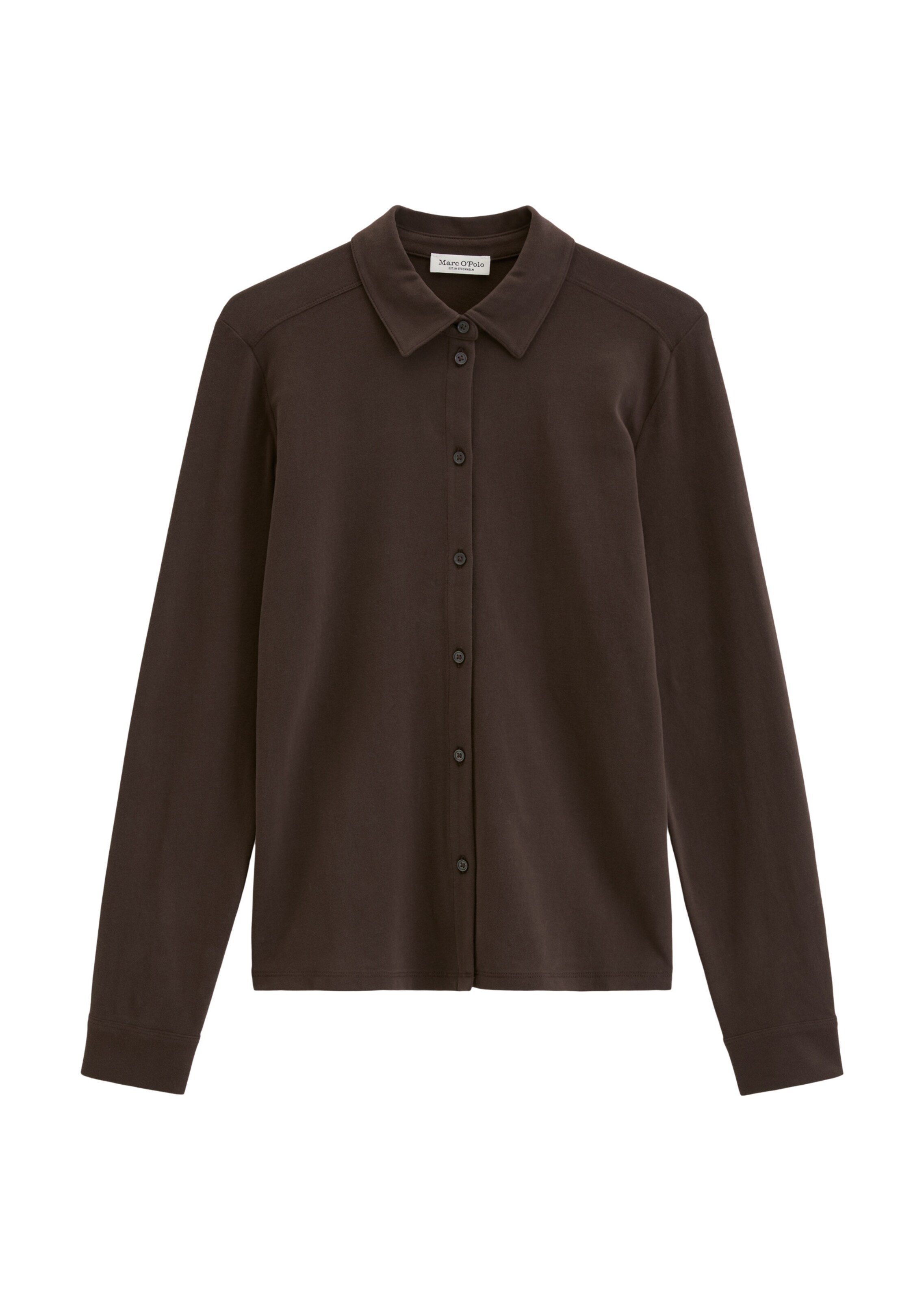 Marc O'Polo Blouse in Bruin: voorkant